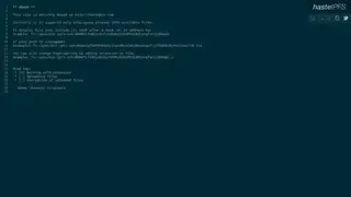 hasteIPFS screenshot
