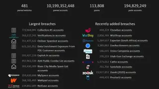Have I been pwned? screenshot