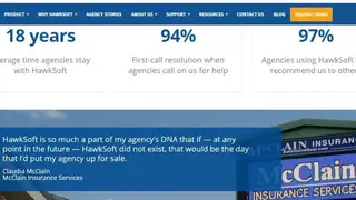 HawkSoft CMS screenshot