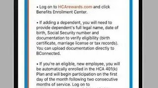 HCA Rewards screenshot