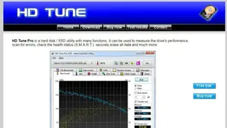 HD Tune screenshot