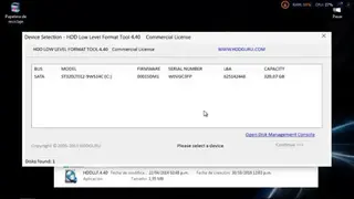 HDD Low Level Format Tool screenshot