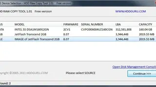HDD Raw Copy Tool screenshot