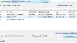 HDD Raw Copy Tool screenshot