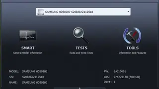 HDDScan screenshot