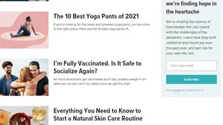 Healthline screenshot