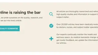 Healthline screenshot