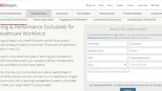 HealthStream Learning & Performance screenshot