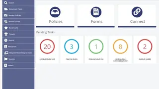 HealthStream Policy Manager screenshot