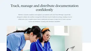 HealthStream Policy Manager screenshot