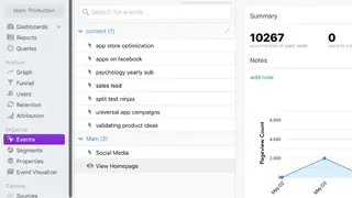 Heap Analytics screenshot