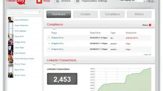 Hearsay Social screenshot