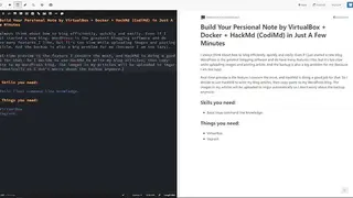 HedgeDoc screenshot