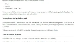Heimdall screenshot