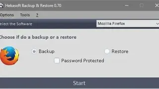 Hekasoft Backup & Restore screenshot
