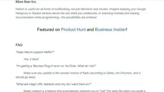 Helium screenshot