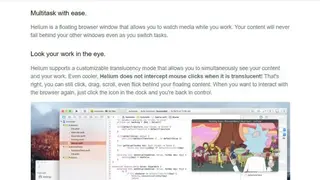 Helium screenshot