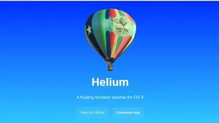 Helium screenshot