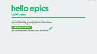 Hello Epics for Trello screenshot