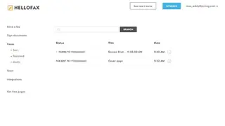 HelloFax screenshot