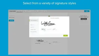 HelloSign screenshot