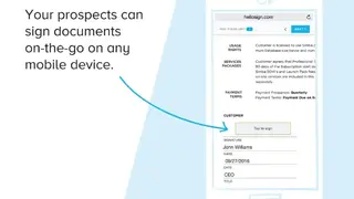 HelloSign screenshot