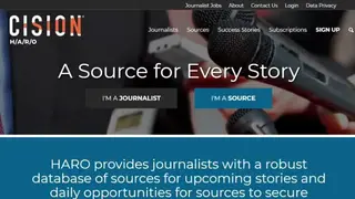 Help a Reporter Out (HARO) screenshot