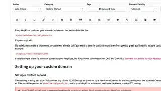 HelpDocs screenshot