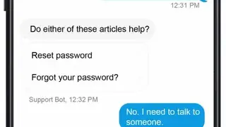 HelpShift Asynchronous Chat screenshot