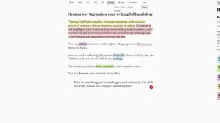 Hemingway Editor screenshot