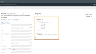 Here Places API screenshot