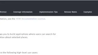 Here Places API screenshot