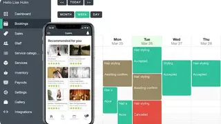 HereWeBook screenshot