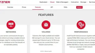 Hetzner Cloud screenshot