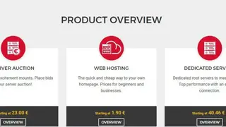 Hetzner Online AG screenshot