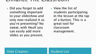 HeuX screenshot