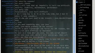 HexChat screenshot