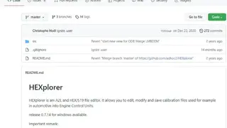 Hexplorer screenshot
