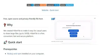 Hiberfile screenshot