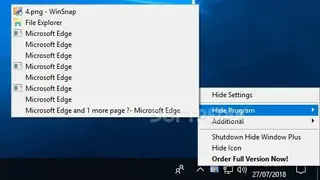 Hide Window Plus screenshot