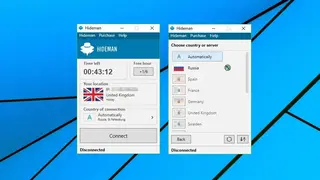 Hideman VPN screenshot
