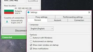 Hideman VPN screenshot