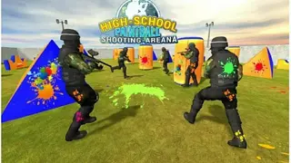 High School Paintball Shooting Arena: FPS Game screenshot