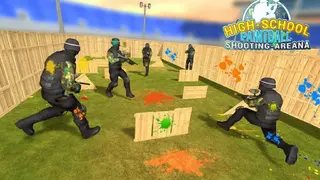 High School Paintball Shooting Arena: FPS Game screenshot