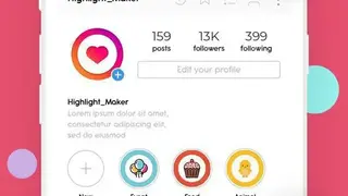 Highlight Story Cover Maker! screenshot