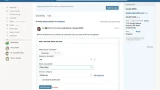 Highrise CRM screenshot