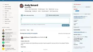 Highrise CRM screenshot