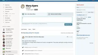 Highrise CRM screenshot
