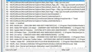 HijackThis screenshot