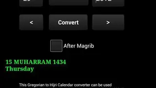 Hijri Calendar Pro screenshot